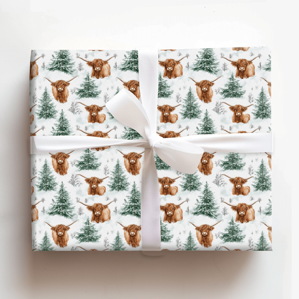 Frosty Cow - tails - Wrapping Paper - Aspen & Arlo