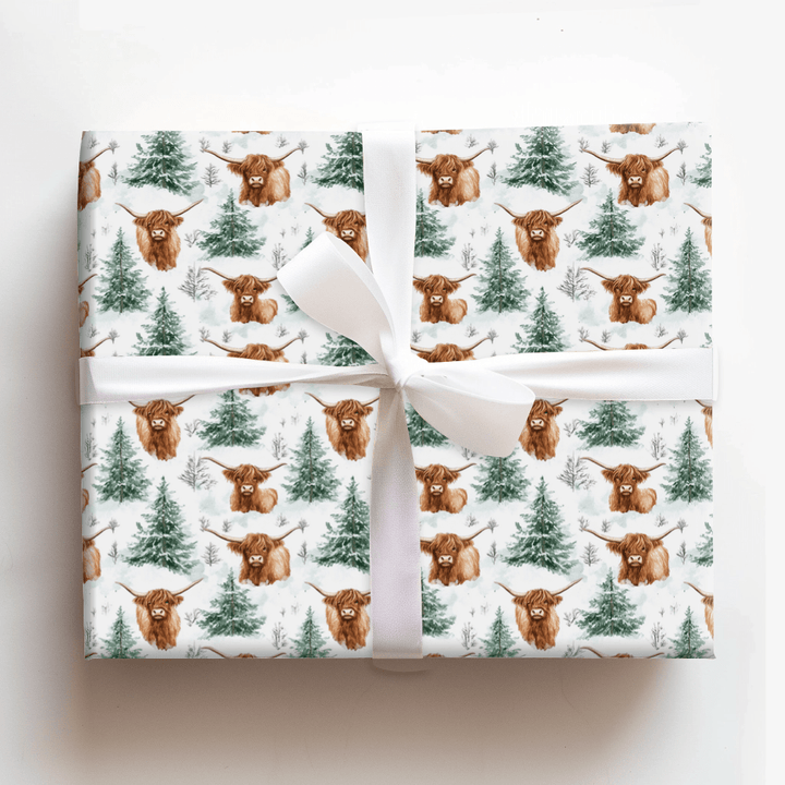 Frosty Cow - tails - Wrapping Paper - Aspen & Arlo