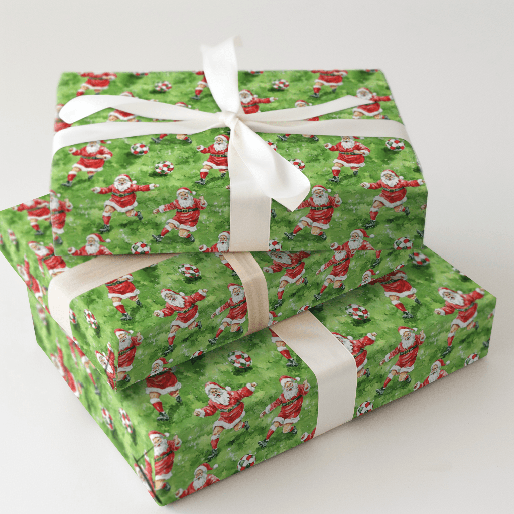 Mistletoe Midfielder - Wrapping Paper - Aspen & Arlo