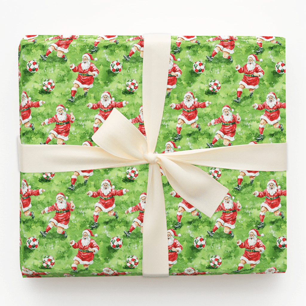Mistletoe Midfielder - Wrapping Paper - Aspen & Arlo