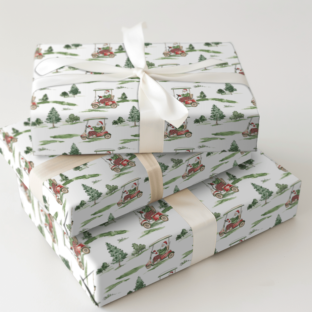 Santa at Pinnacle - Wrapping Paper - Aspen & Arlo