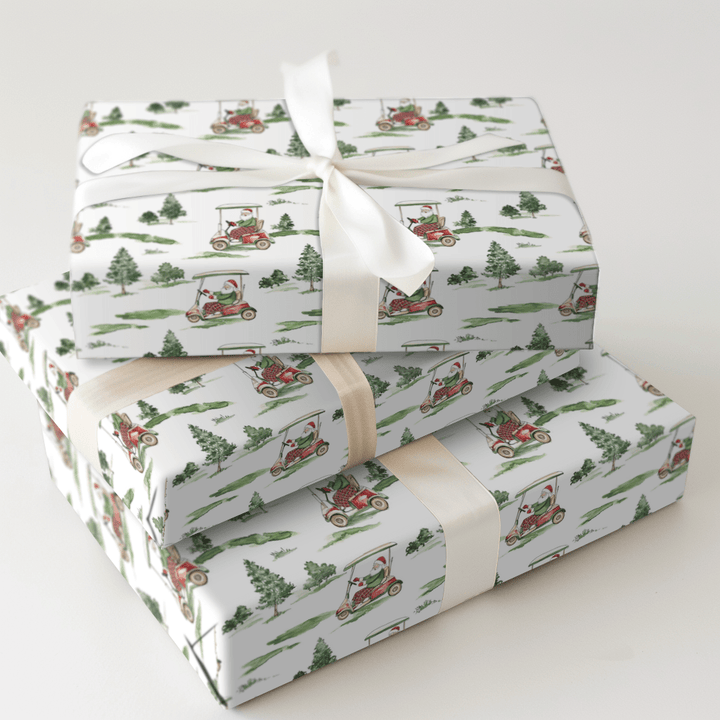 Santa at Pinnacle - Wrapping Paper - Aspen & Arlo