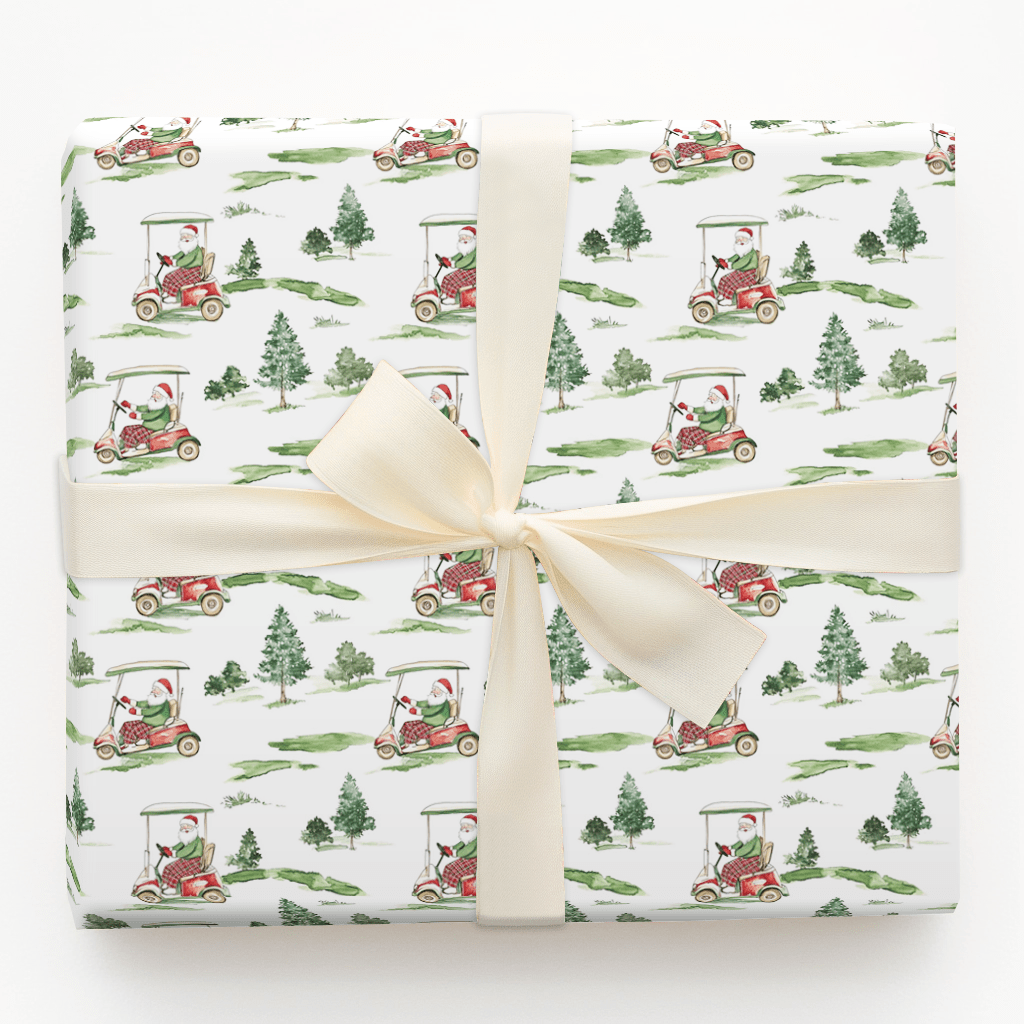 Santa at Pinnacle - Wrapping Paper - Aspen & Arlo