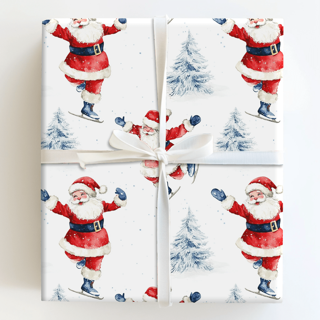 Merry Skate - tacular - Wrapping Paper - Aspen & Arlo