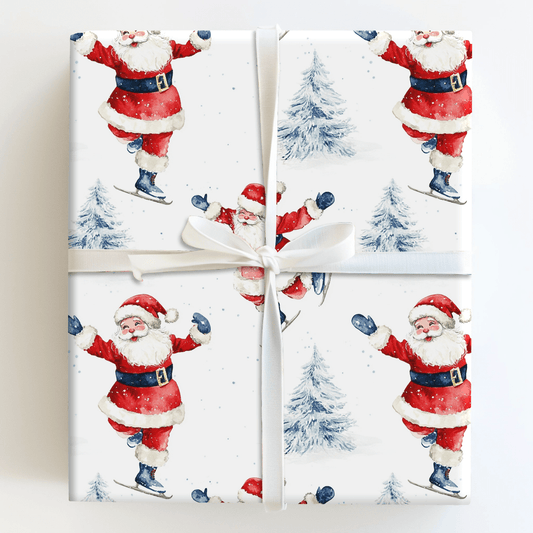 Merry Skate - tacular - Wrapping Paper - Aspen & Arlo