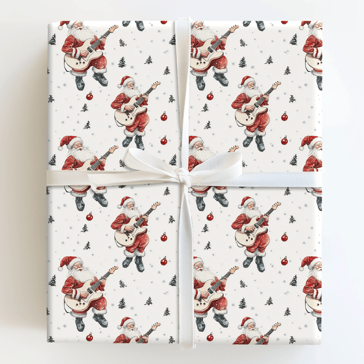 String Sleigh Santa - Wrapping Paper - Aspen & Arlo