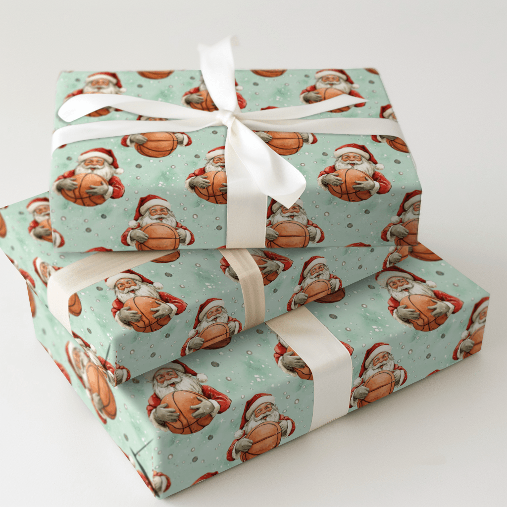 Buzzer Beater - Wrapping Paper - Aspen & Arlo