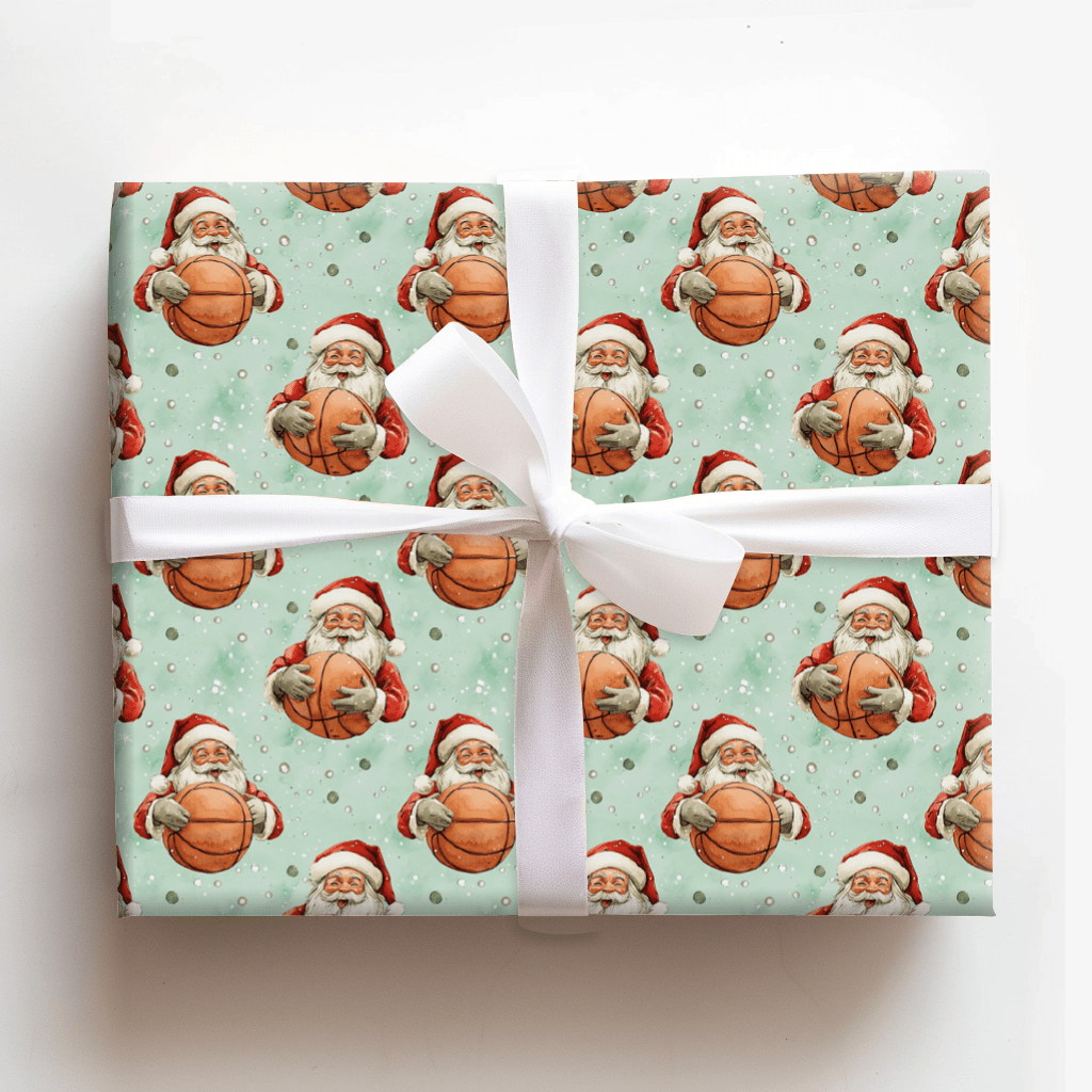 Buzzer Beater - Wrapping Paper - Aspen & Arlo