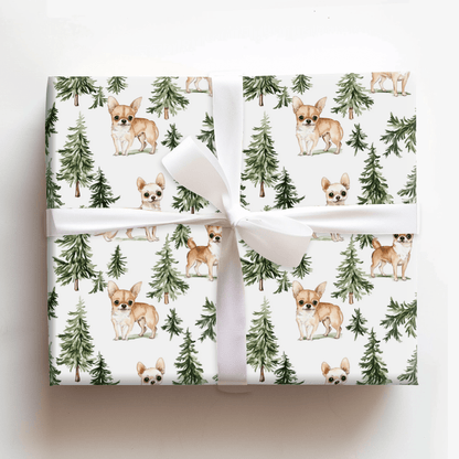 Snow Day for Chihuahuas - Wrapping Paper - Aspen & Arlo
