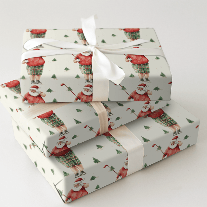 Lost Springs Golfer - Wrapping Paper - Aspen & Arlo