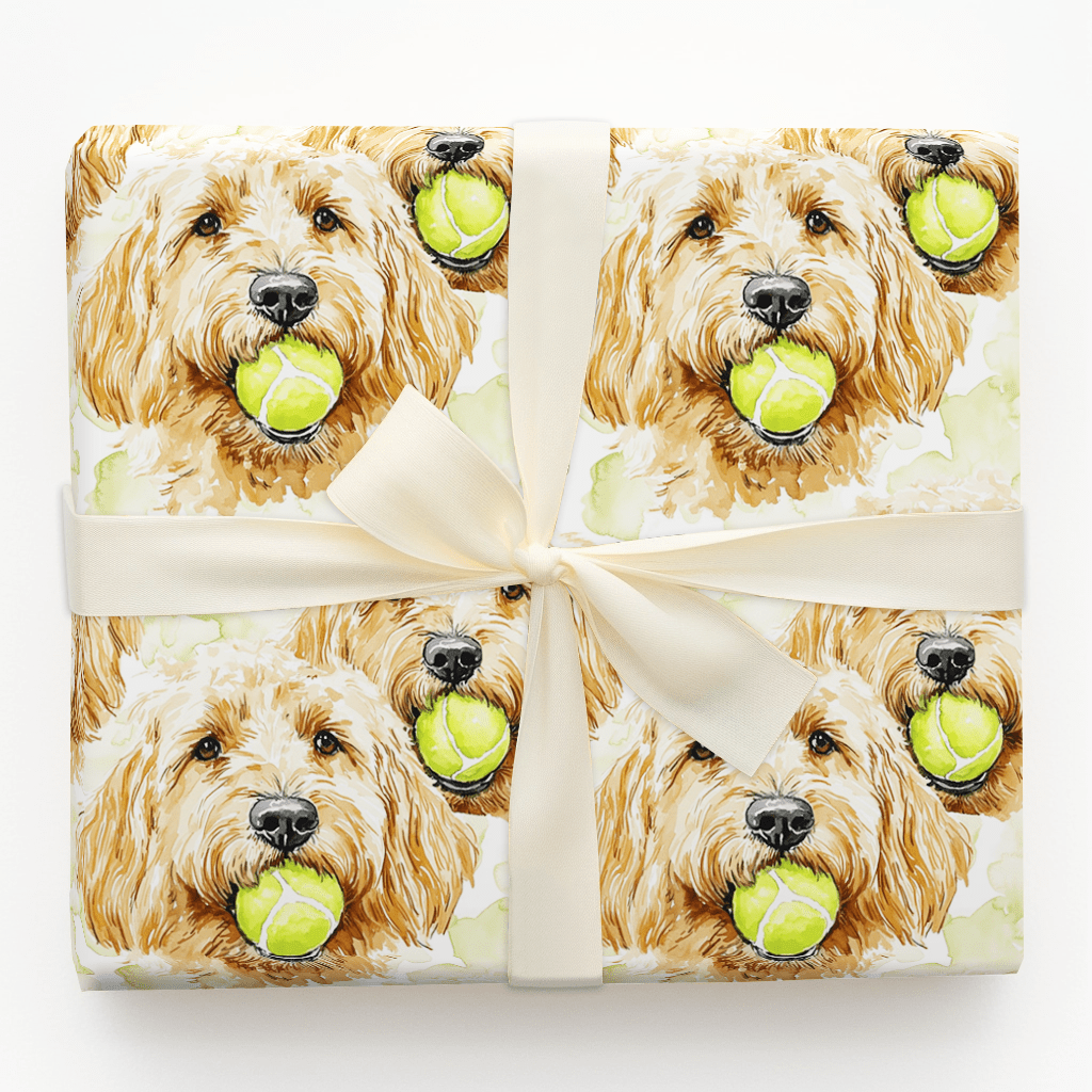 Pawfect Fetch - Wrapping Paper - Aspen & Arlo