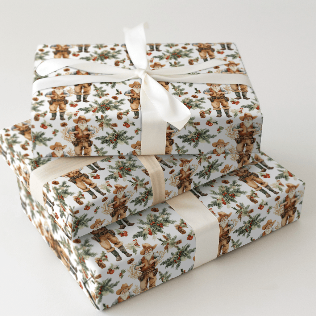 Jingle Spurs - Wrapping Paper - Aspen & Arlo