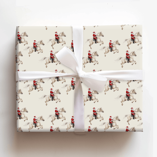 Ho Ho Horsepower - Wrapping Paper - Aspen & Arlo