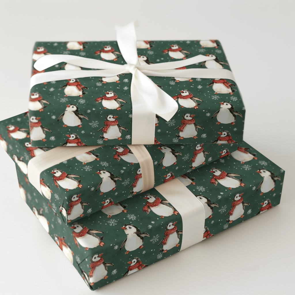 Waddle of Joy - Wrapping Paper - Aspen & Arlo