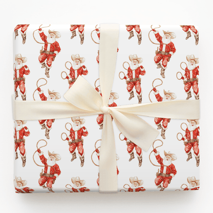 Lasso the Holidays - Wrapping Paper - Aspen & Arlo