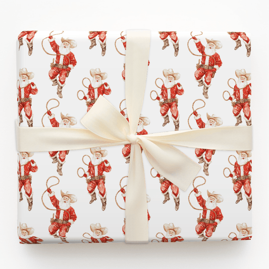 Lasso the Holidays - Wrapping Paper - Aspen & Arlo