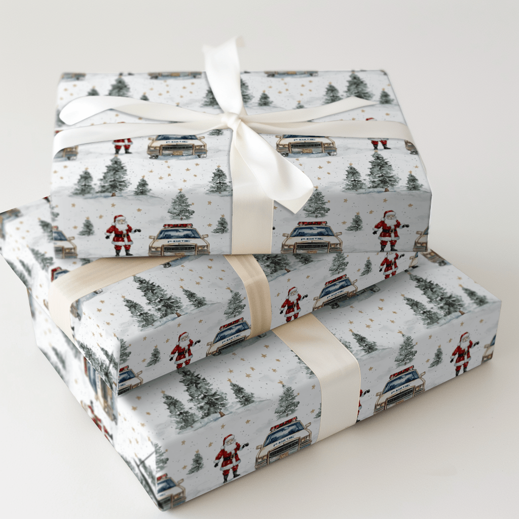 Ho - Hold It Right There - Wrapping Paper - Aspen & Arlo
