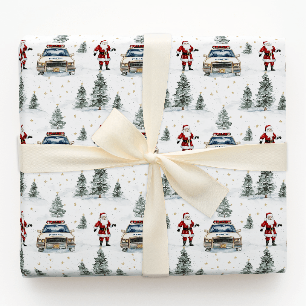 Ho - Hold It Right There - Wrapping Paper - Aspen & Arlo