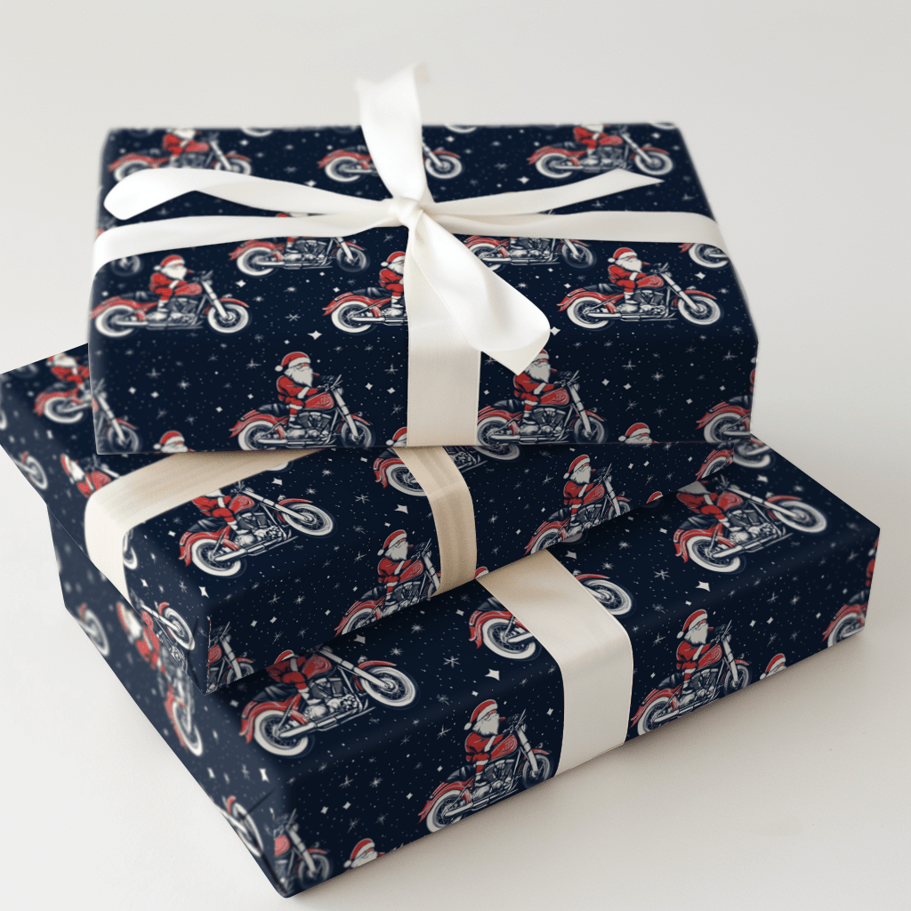 Merry Cycle - Wrapping Paper - Aspen & Arlo