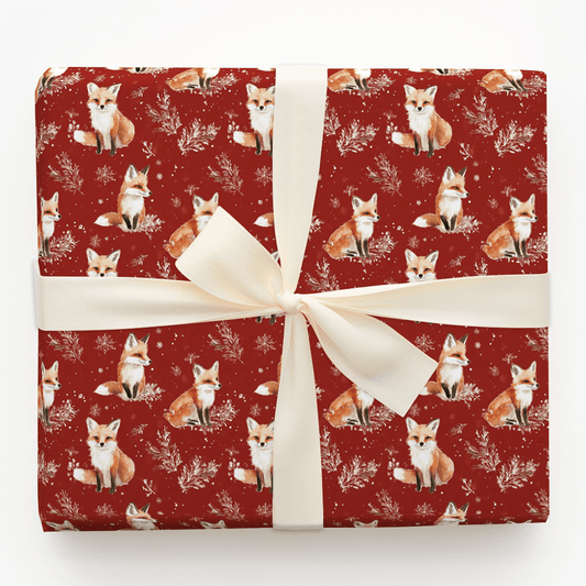 Sly Holiday - Wrapping Paper - Aspen & Arlo