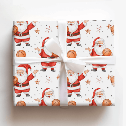 Hoops and Ho Ho Hos - Wrapping Paper - Aspen & Arlo