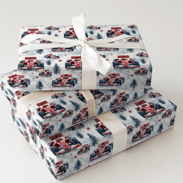 Sleigh Shift Santa - Wrapping Paper - Aspen & Arlo