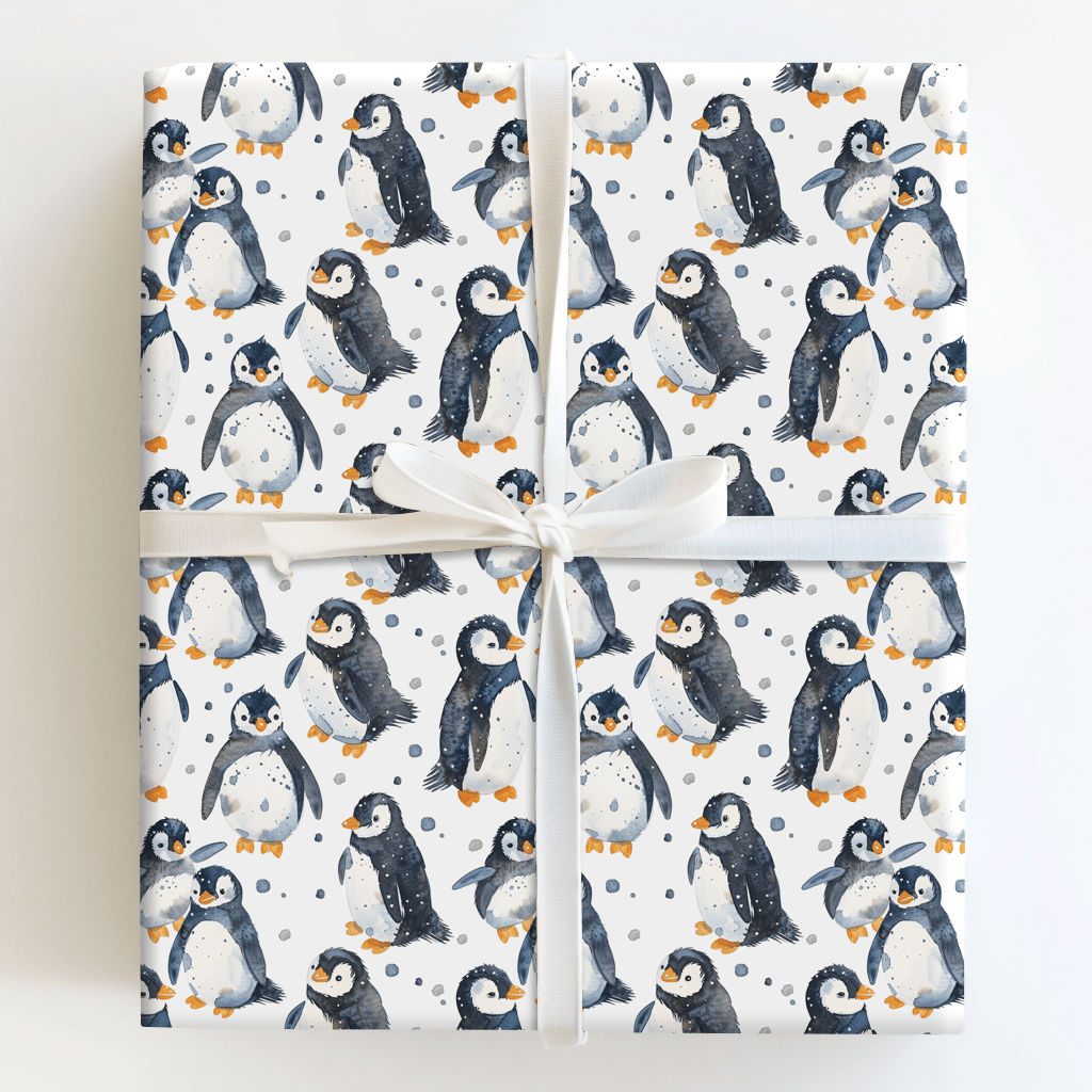Waddle Wonderland - Wrapping Paper - Aspen & Arlo