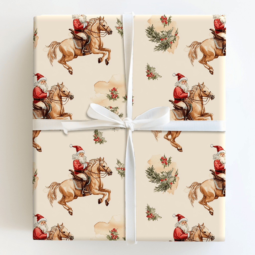 Reins of Cheer - Wrapping Paper - Aspen & Arlo