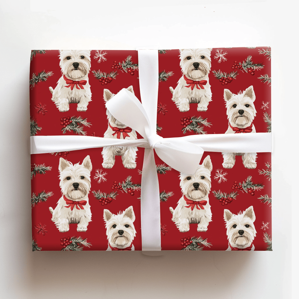Wheaten Christmas - Wrapping Paper - Aspen & Arlo