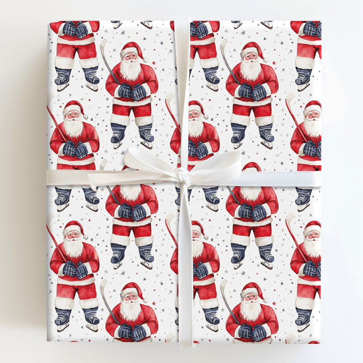 Santa's Rinkside - Wrapping Paper - Aspen & Arlo