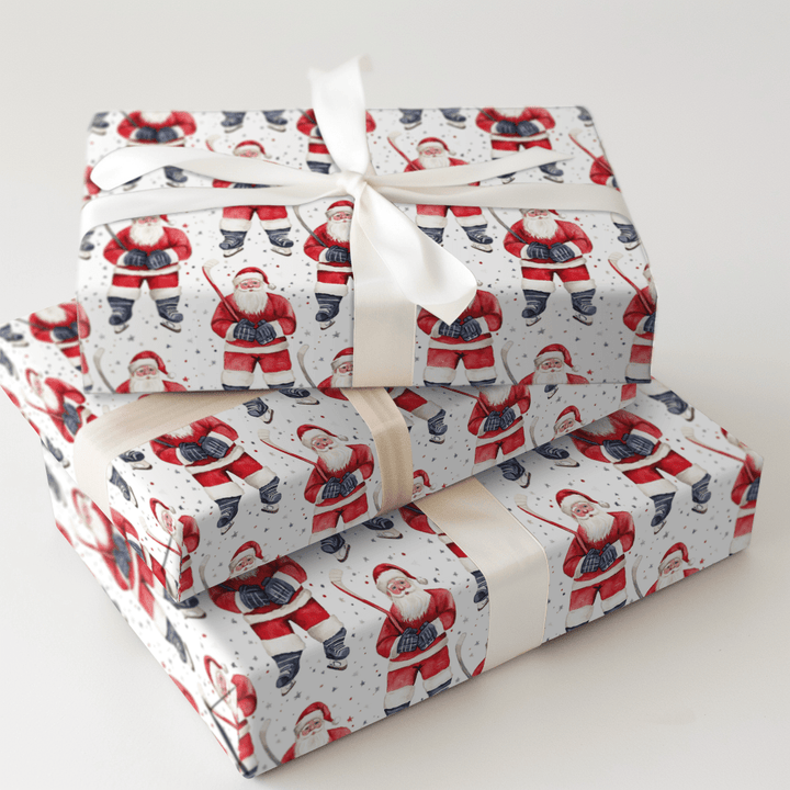 Santa's Rinkside - Wrapping Paper - Aspen & Arlo