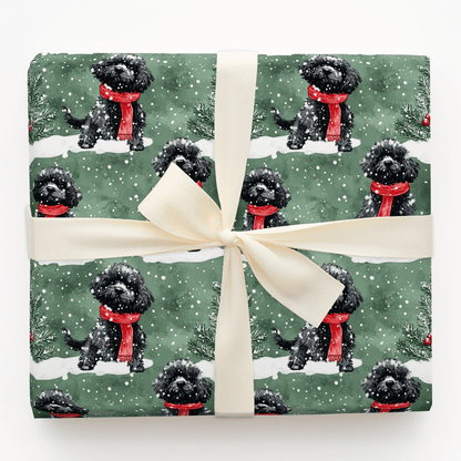 Joey in Green - Wrapping Paper - Aspen & Arlo