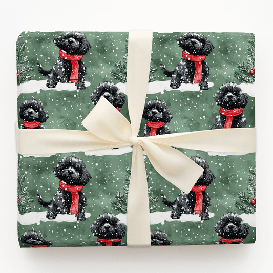 Joey in Green - Wrapping Paper - Aspen & Arlo