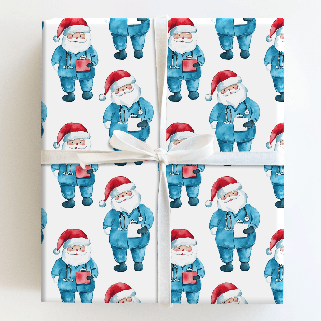 St. Nick's Quick Fix - Wrapping Paper - Aspen & Arlo