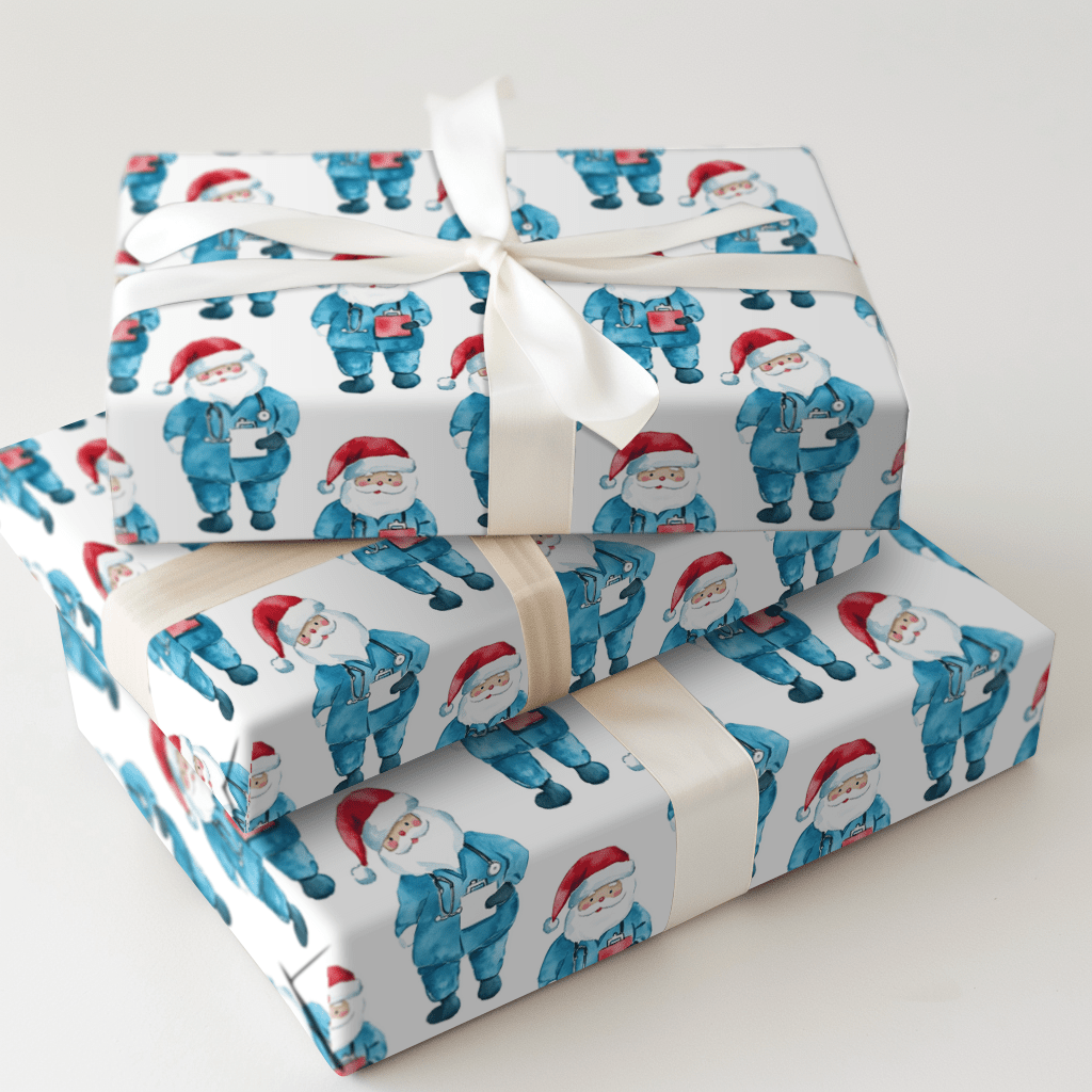 St. Nick's Quick Fix - Wrapping Paper - Aspen & Arlo