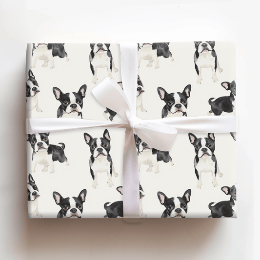 Boston Terriers - Wrapping Paper - Aspen & Arlo