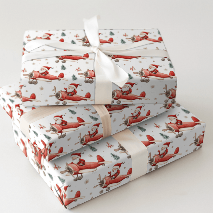 Cloud Nine Claus - Wrapping Paper - Aspen & Arlo