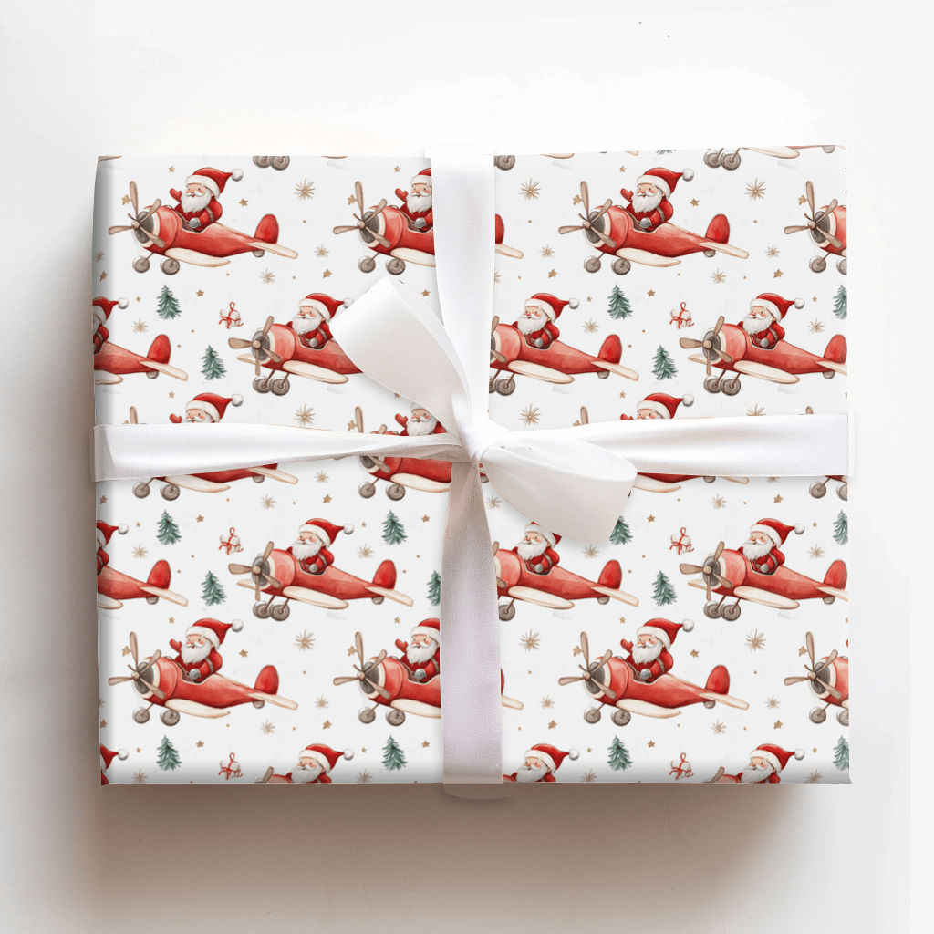 Cloud Nine Claus - Wrapping Paper - Aspen & Arlo