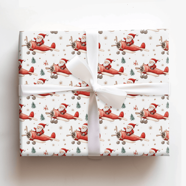 Cloud Nine Claus - Wrapping Paper - Aspen & Arlo