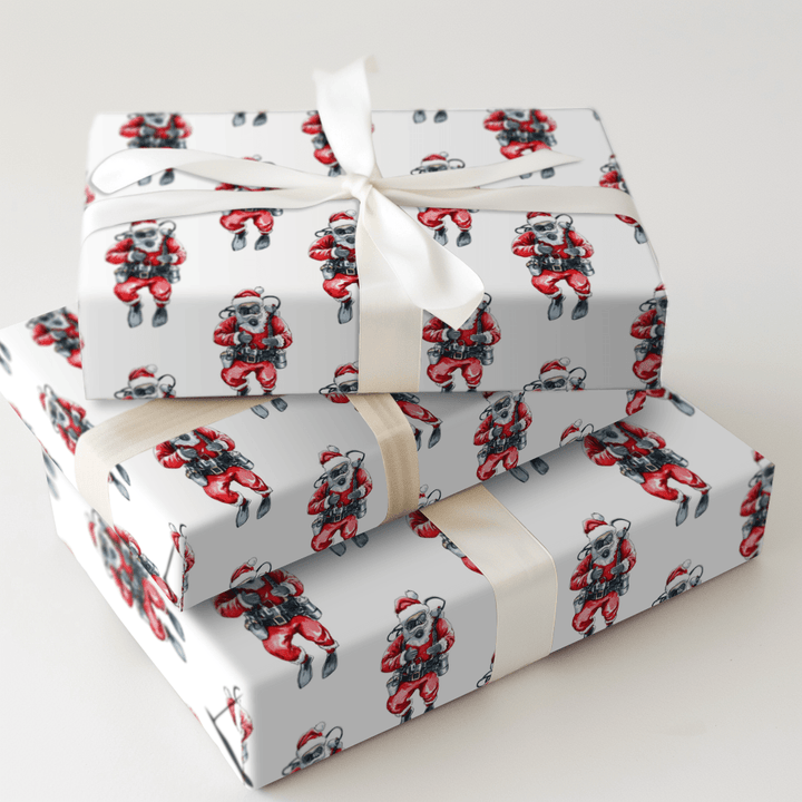 Undersea Claus - Wrapping Paper - Aspen & Arlo