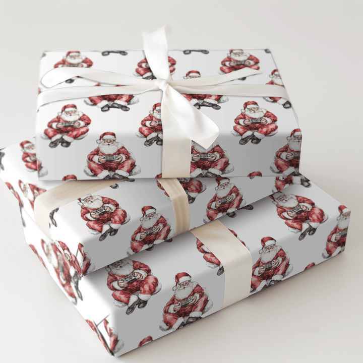 Santa's Game On - Wrapping Paper - Aspen & Arlo