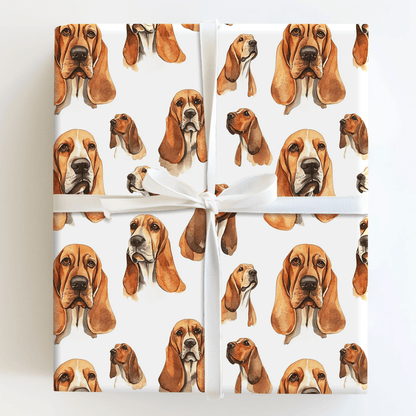 Bloodhound - Wrapping Paper - Aspen & Arlo