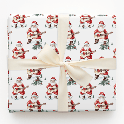 Strumming with St.Nick - Wrapping Paper - Aspen & Arlo