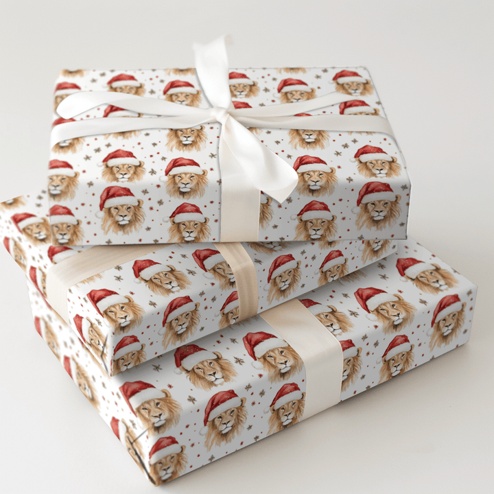 Lionhearted Noel - Wrapping Paper - Aspen & Arlo