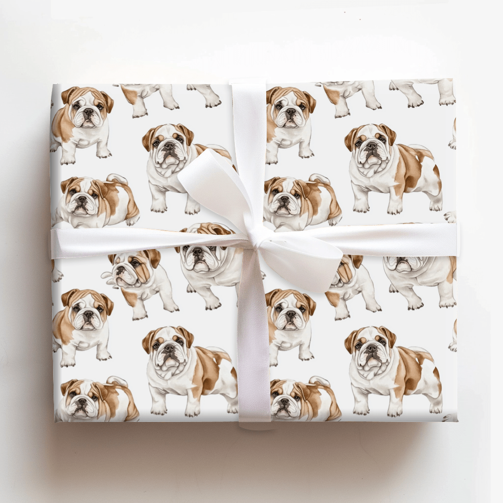 Good Ole Bulldog - Wrapping Paper - Aspen & Arlo