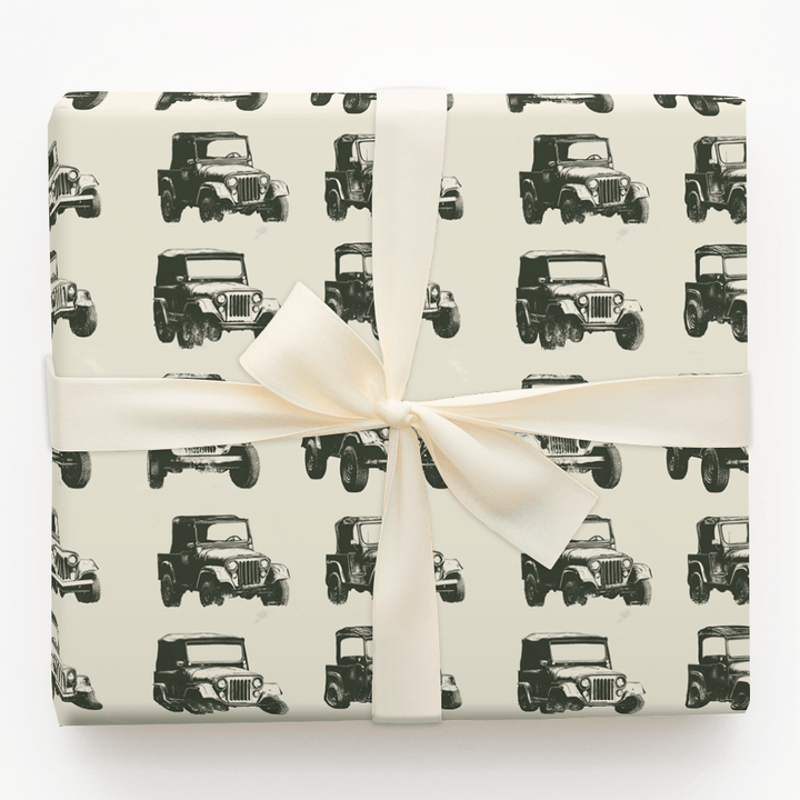 Jeff's Jeep - Wrapping Paper - Aspen & Arlo