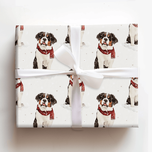 Santas Big Helper - Wrapping Paper - Aspen & Arlo