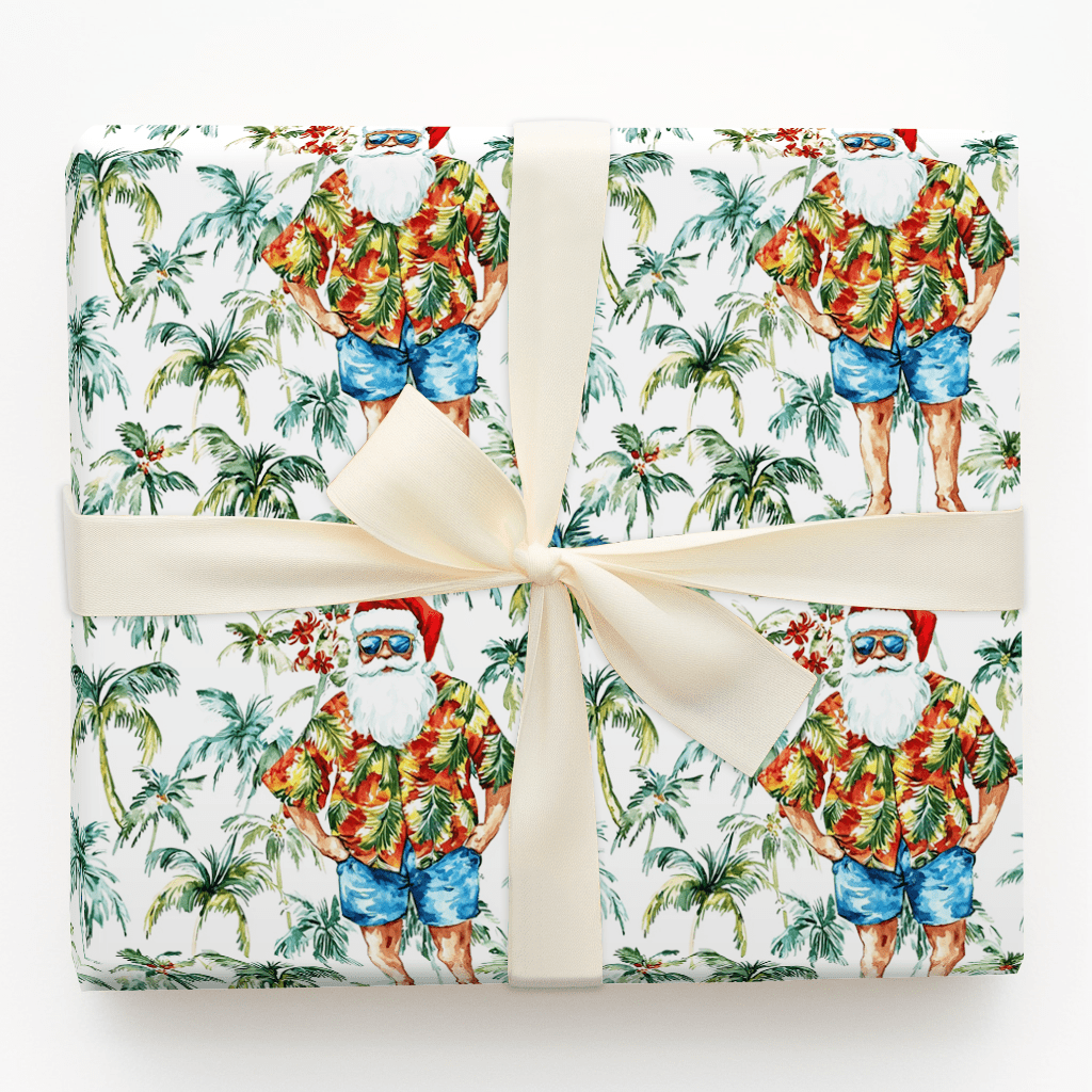 Sandy Clause - Wrapping Paper - Aspen & Arlo