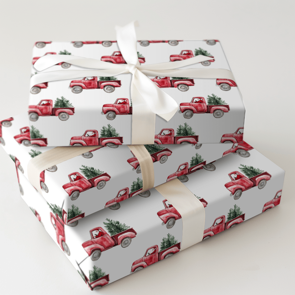 To the Tree Farm - Wrapping Paper - Aspen & Arlo