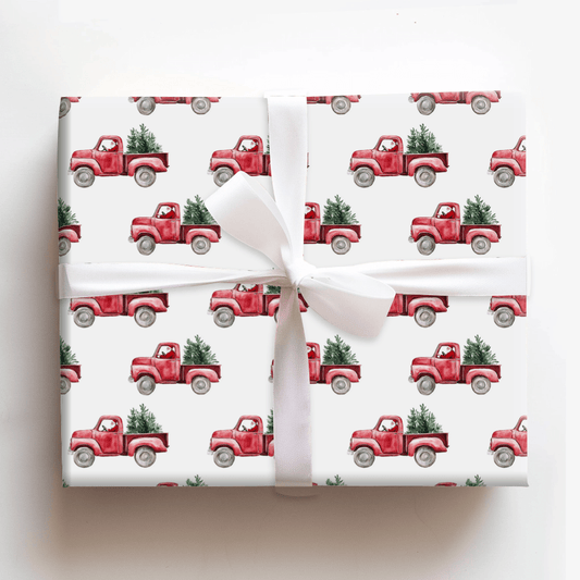 To the Tree Farm - Wrapping Paper - Aspen & Arlo